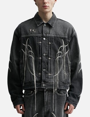 THUG CLUB Tribal Tree Denim Jacket - ShopStyle